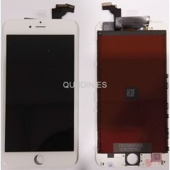iPhone 6 plus pantalla completa blanca