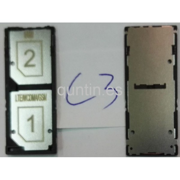 Soporte de bandeja SIM para Sony Xperia C3, D2533 