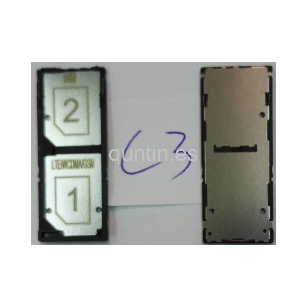 Soporte de bandeja SIM para Sony Xperia C3, D2533 