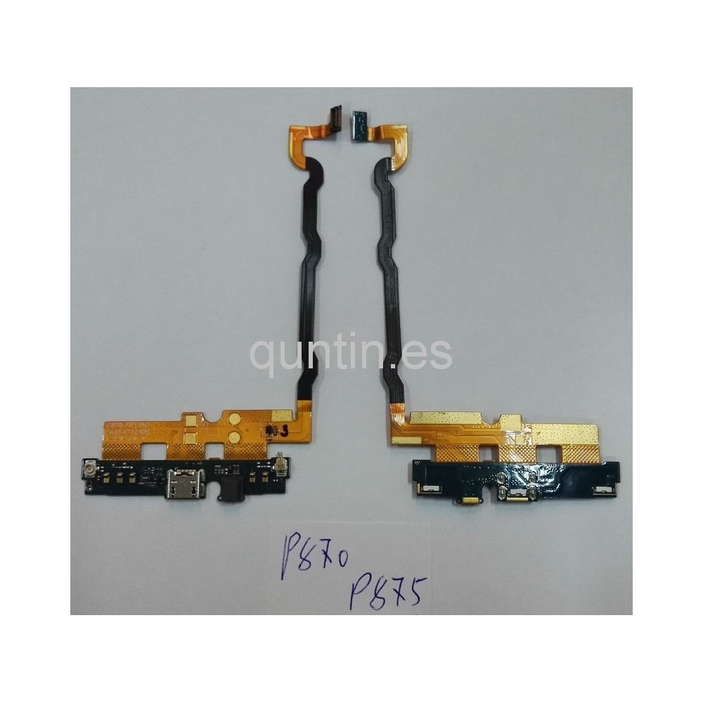 Flex de conector USB, microfono, leds LG Optimus P875 / F5 / L7 4G