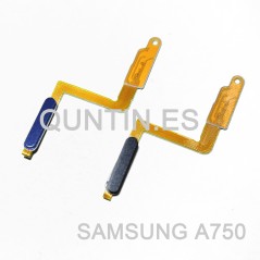 Flex de botón enciendido y huella para Samsung A7 (2018), A750F